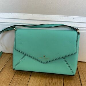Blue/green Kate Spade New York crossbody bag